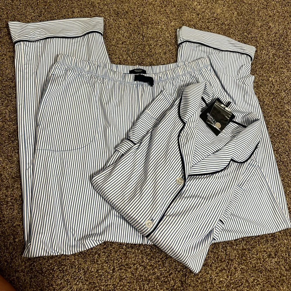 Stripped pajama set